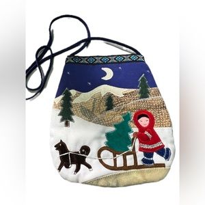 Cute Handmade Small Crossbody Purse Alaska Type Scenery